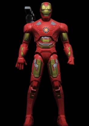 Wodec IRONMAN ACTION FIGURE WITH LAUNCHER -ARC REACTOR LIGHT