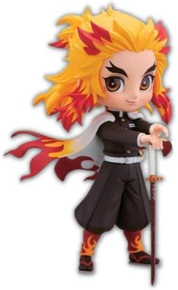 Mubco Demon Slayer Kyojuro Rengoku Action Figure| PVC Anime Collectable Toy Gift |14cm