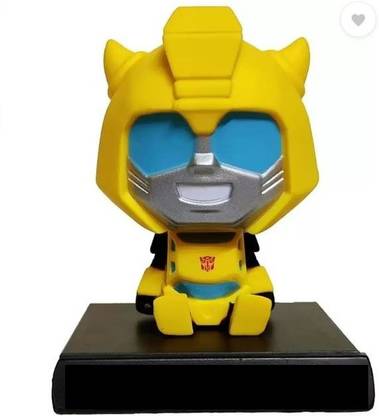 RainSound Transformer bumble Action Figure Bobblehead with Mobile Stand