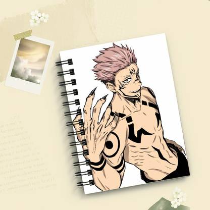 AmberCrafts JUJUTSU KAISEN DEMON SUKUNA Hardcover Address Book