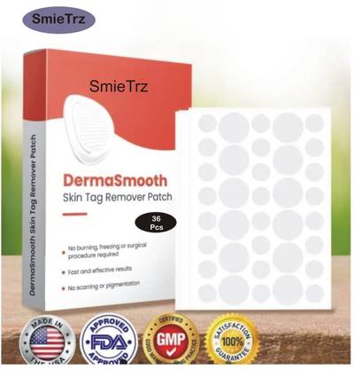 SmieTrz DermaSmooth Skin Tag Remover Patch Fl22 Adhesive Band Aid