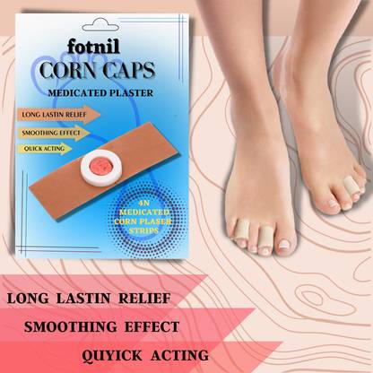 Fotnil CORNEX CORN CAPS 4MEDICATED. (PACKS OF 5.) Adhesive Band Aid