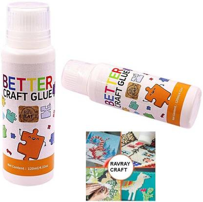 ART RANGER Non-Toxic Better craft glue Sponge Head Faster Drying Shining Effect DIY Craft Art Glues