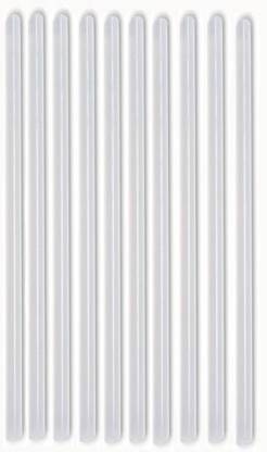 YASHMIT 7mm(20 Watt Glue Guns Only) Transparent Sticks - Pack of 10 Adhesive