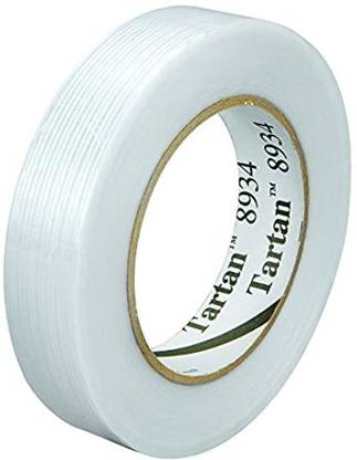Tartan 3M™ 8934 Strapping Tape, 4.0 Mil, 1" X 60Yds, Clear, 12/Case, 3M Stock# Adhesive