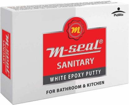 Pidilite M-Seal Sanitary White Putty for Plumbing, Auto Work - Pack of 5 (200 g Each) Adhesive