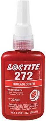 loctite Heavy Duty High Strength Threadlocker 272 Adhesive