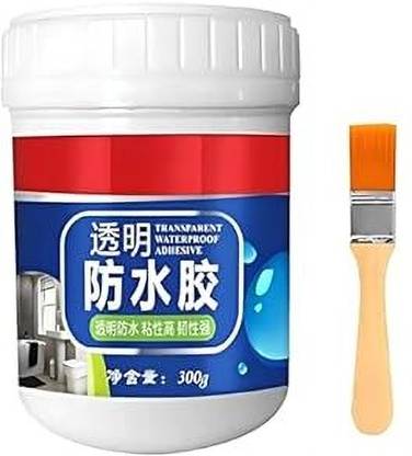 UNADVILAA Crack Seal Glue 300gm with Brush Transparent Waterproof Glue Crack Filler
