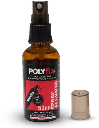 POLYFIX CA Glue Activator (Fast Adhesive) Adhesive (50ml) Adhesive