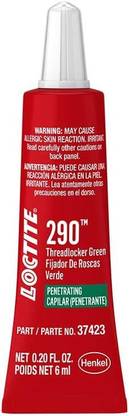 Henkel Loctite Loctite 487234 Threadlocker 290 Penetrating Liquid Tube, Green, 6-ml Adhesive