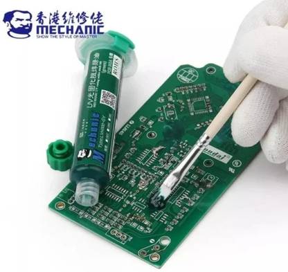 AKT MECHANIC UVH900-LY CURING SOLDER MASK INK (GREEN) Adhesive