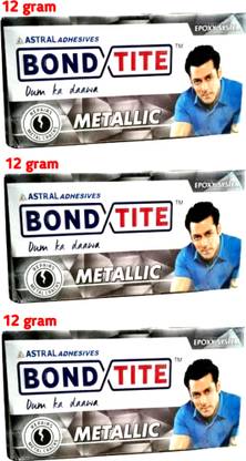 Shyam Sarowar BondTite Metallic - Astral Adhesive - 12 grams - Pack of 3 Adhesive