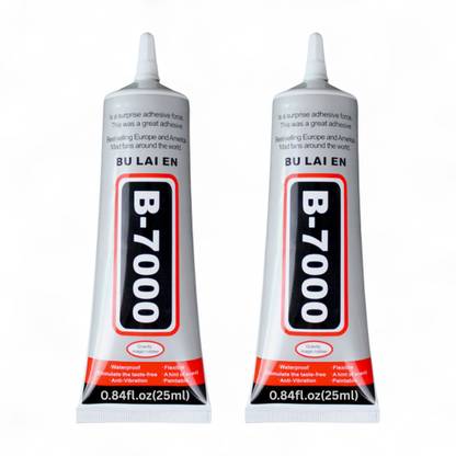 ADW CRAFT'S B-7000 Multi-Purpose Adhesive Glue – Strong,Waterproof,Clear Bond,25ML,PO 2 Adhesive