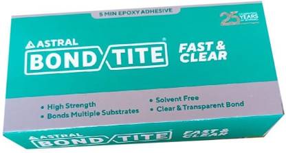 ASTRAL BONDTITE FAST & CLEAR 5 Minutes Epoxy Adhesive pack of 1 Adhesive