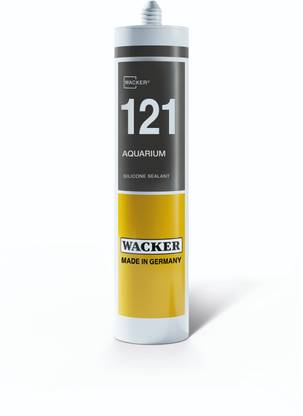 wacker Aquarium 121 Transparent Silicone Sealant (310ml ) | for Aquarium and fish tank Adhesive