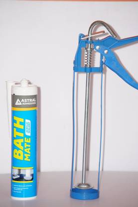 ASTRAL Bathmate Acrylic Sealant With Gun Adhesive