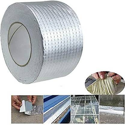 Ketamine Aluminum Self Adhesive Foil Tape, UV Protection Waterproof Rubber Tape (5cmx5M) Adhesive