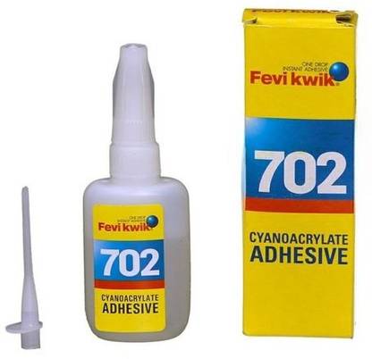 Pidilite Fevikwik 702 Cyanoacrylate Adhesive ( 10 U x 20 GMS each) Adhesive