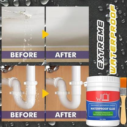 BBSCHOICE transparent waterproof glue plus brush Adhesive