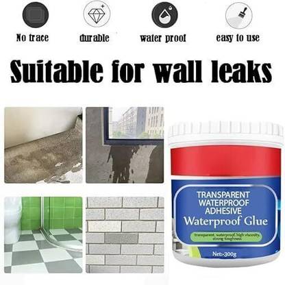 WATER GLUA Waterproof Leak Glue With Brush Adhesive