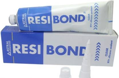 Shyam Sarowar ResiBond - RTV Clear Silicon Sealant Clear HM - 85ml pack of 1 Adhesive