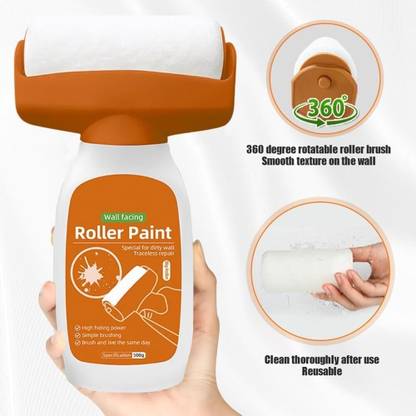 Opulent seamless touch-up instant patch paint Paint Roller