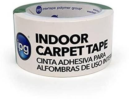 IPG Double-Sided Indoor Carpet Tape, 1.88" X 10 Yd (Single Roll) Adhesive