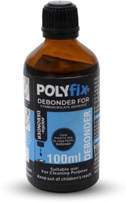POLYFIX Debonder (Glue Stain Remover Spray) CA Glue Remover 100 Ml Adhesive