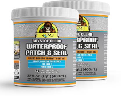 zontic Crack Seal Agent with Brush Transparent Waterproof Glue Super Strong (Pack of 2) Crack Filler