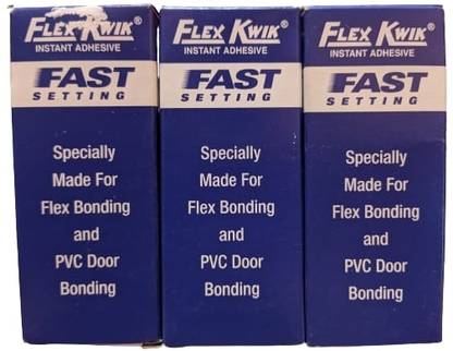 Pidilite FLEX KWIK FAST SETTING INSTANT ADHESIVE PACK OF 3 (60GM) Adhesive