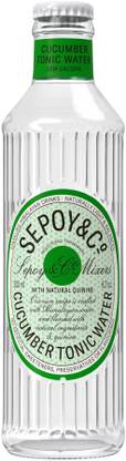 Sepoy & co Cucumber Tonic Water Glass Bottle