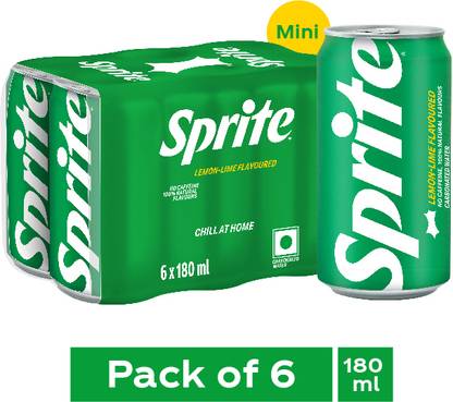 sprite Soft Drink | Lemon-Lime Flavour | Mini Can
