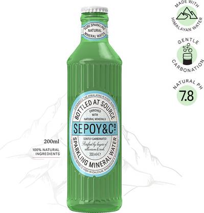 Sepoy & co SPARKLING MINERAL WATER Glass Bottle