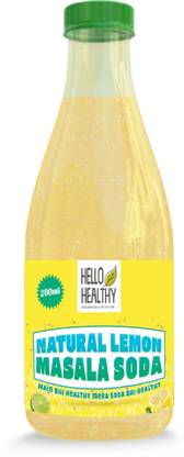Hello Healthy Natural Lemon Masala Soda Drink | Helps In Digestion | Refreshing Summer Drink Plastic Bottle