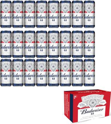 Budweiser 0.0 NON-ALCOHOLIC PACK OF - 24 Can