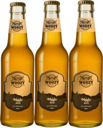Woozy Woozybar Magic Beer, 0% Alcohol, Real Beer Taste & Buzz Feeling, 3 Pack Box