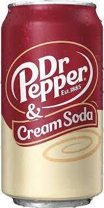 Dr.Pepper Cream Soda 355ml (Pack of 12 Cans X 355ml Each) Can
