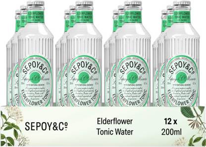 Sepoy & co Indian Tonic Water Glass Bottle