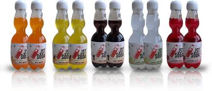 JST Goli Soda - Pack of 10 Mix Flavors Two Each PET Bottle