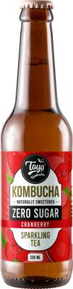 Toyo Kombucha Cranberry Zero Sugar Glass Bottle
