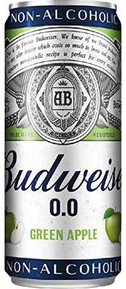 Budweiser Non Alcoholic Green Apple Can 330ml Can