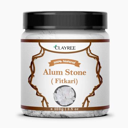 Clayree Alum Stone (Fitkari) For men and Women