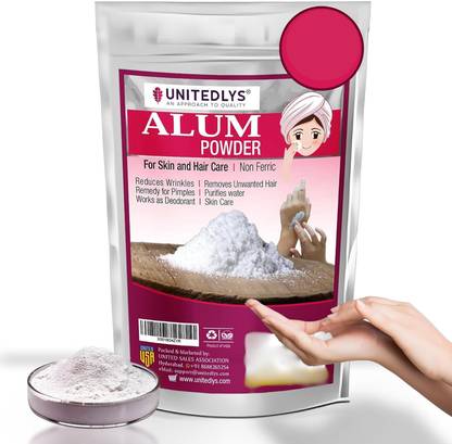 Unitedlys Alum Stone Powder Fast Relief for Canker Sores, After Shave & Water Purification