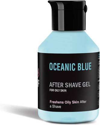 Pink Woolf Aftershave Gel For Men (OCEANIC BLUE), Freshens & Cools Oily Skin Post Shave