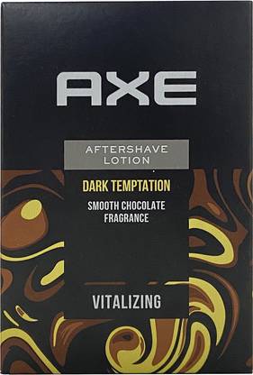 AXE Vitalizing Aftershave Lotion 50ml| Dark Temptation Smooth Chocolate Fragrance