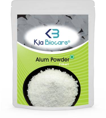 KIA BIOCARE Alum Phitkari Fitkari Powder Natural Alum Stone for Face After Shaving