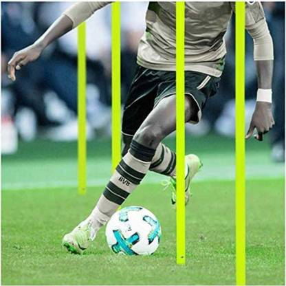 Kalindri Sports Slalom Poles with for Football Agility Speed Training (Pack of 4~1 m Poles) Regular Agility Pole