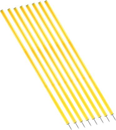 LCARNO 8 Pcs Training Agility Poles Adjustable Soccer Agility Poles Two Piece Agility Pole