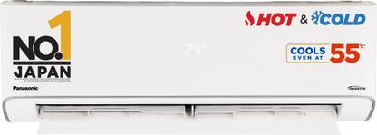 Panasonic 2025 Model 1.5 Ton 3 Star Hot and Cold Split Inverter AC  - White