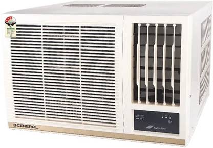 O-General 1.8 Ton 3 Star Window AC  - White, Gold